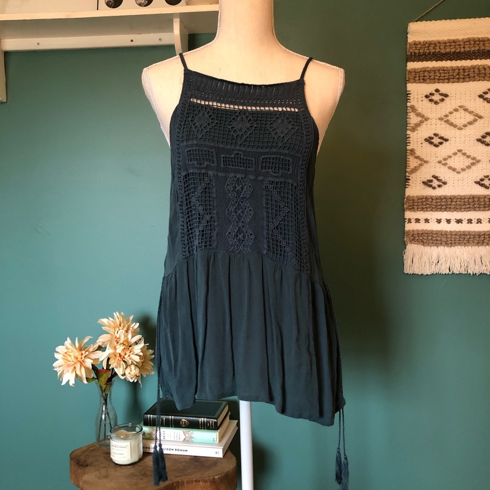 Boho Blue Tank Top